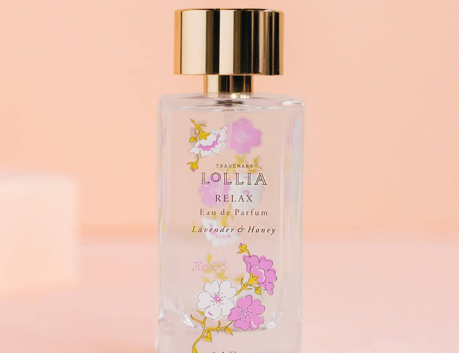 Lollia Relax Eau de Parfum bottle, 3.4 fl oz
