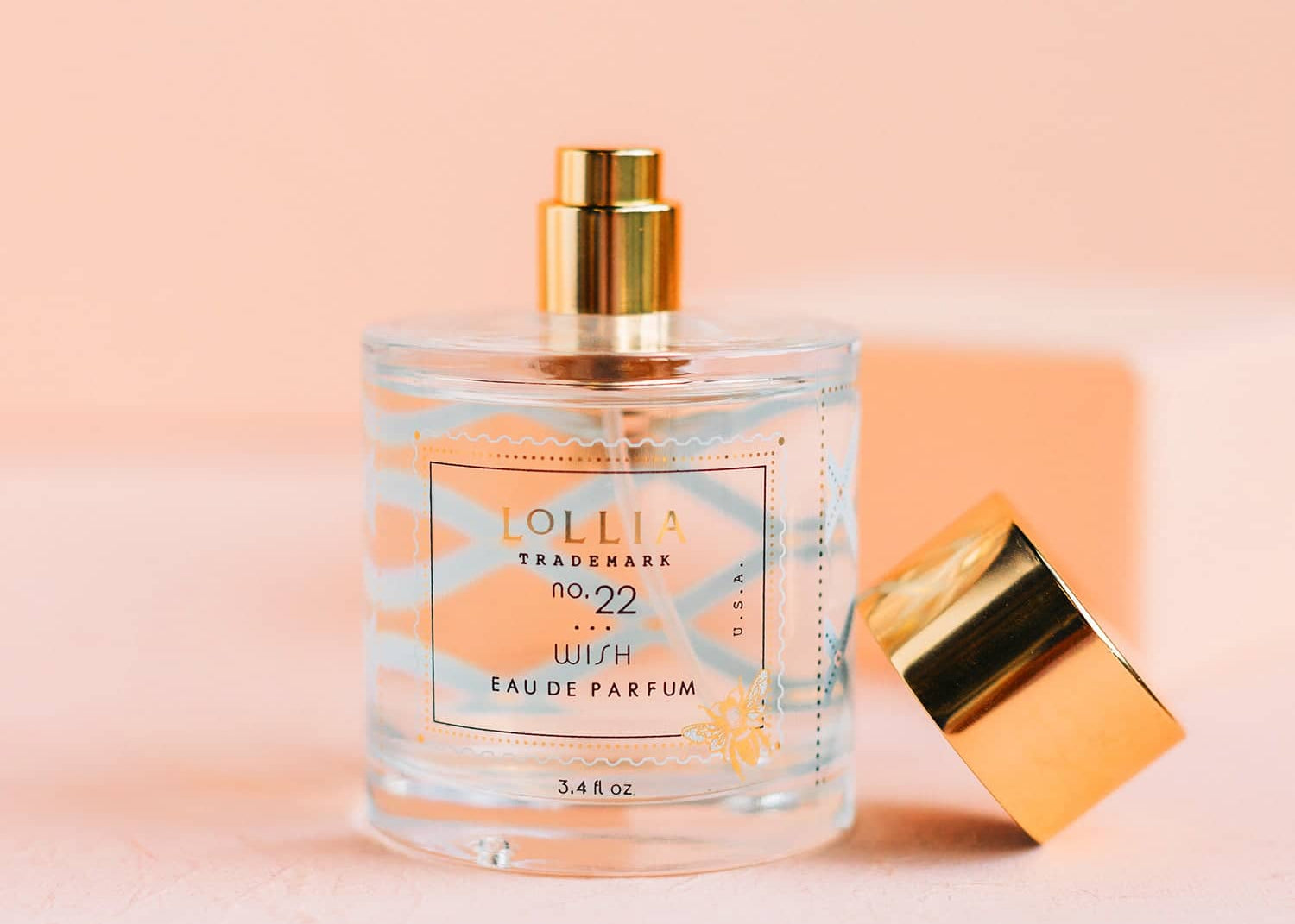 Lollia Wish Eau de Parfum bottle, 3.4 fl oz