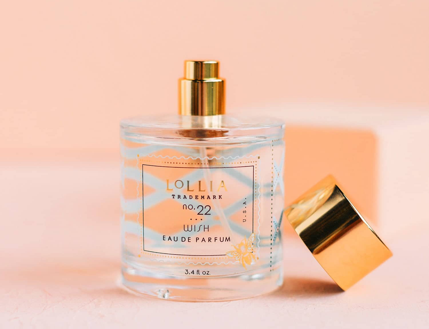 Lollia Wish Eau de Parfum bottle, 3.4 fl oz