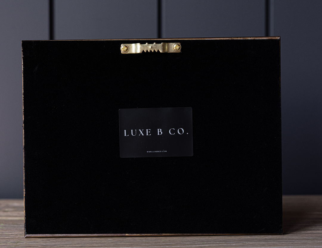 Lux B Co Monteverde Sketch French Wall Art in its black gift box