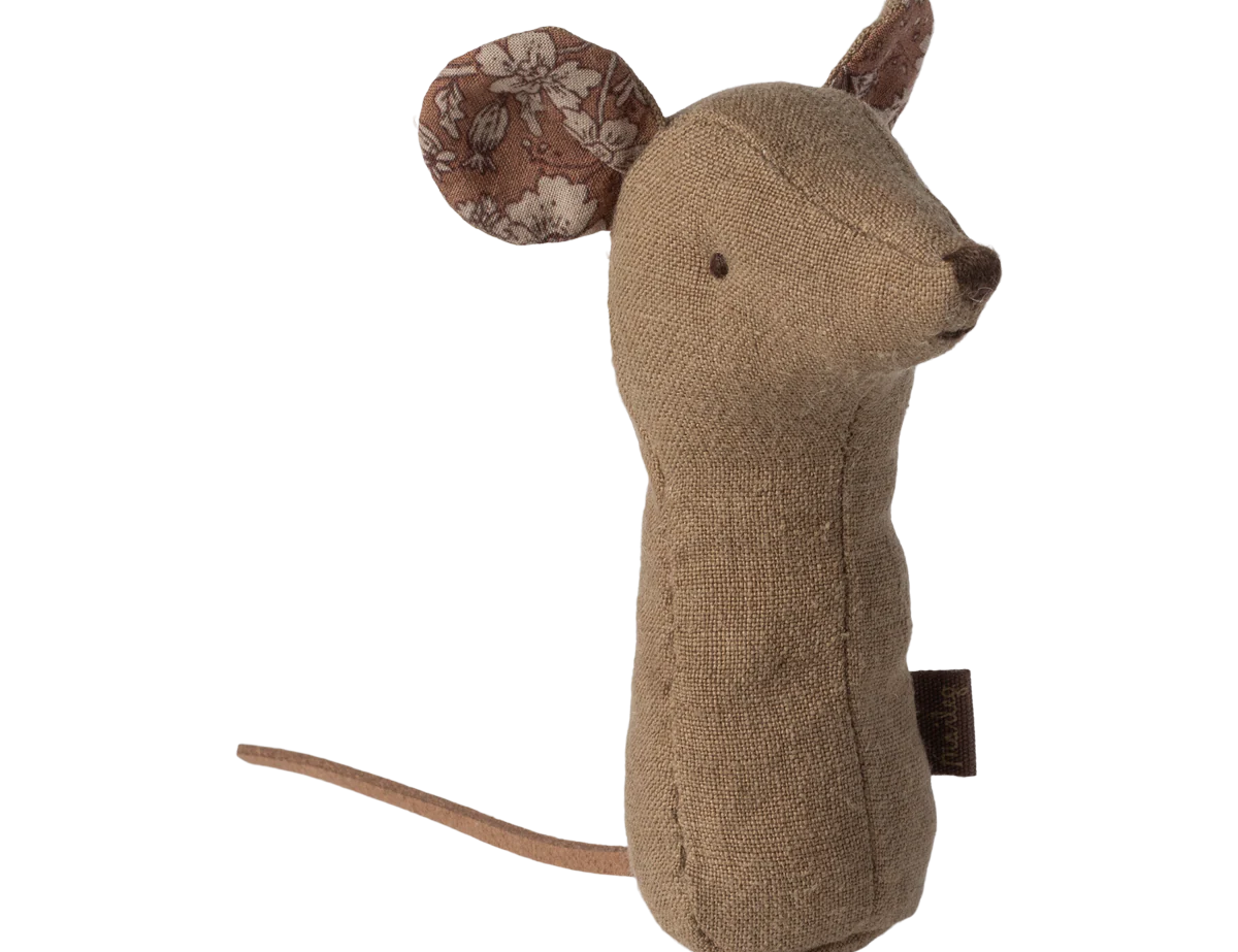 Maileg Lullaby Friends, Mouse Rattle, second view
