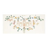 Meri Meri Princess Party Garland in its box showing the castle and floral pieces