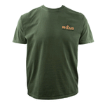 Moab t shirt in sage with a bold Delicate Arch and desert sunrise