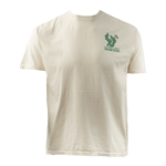 Retro Moab t shirt in ivory with cacti, a butterfly, a snake and a lizard