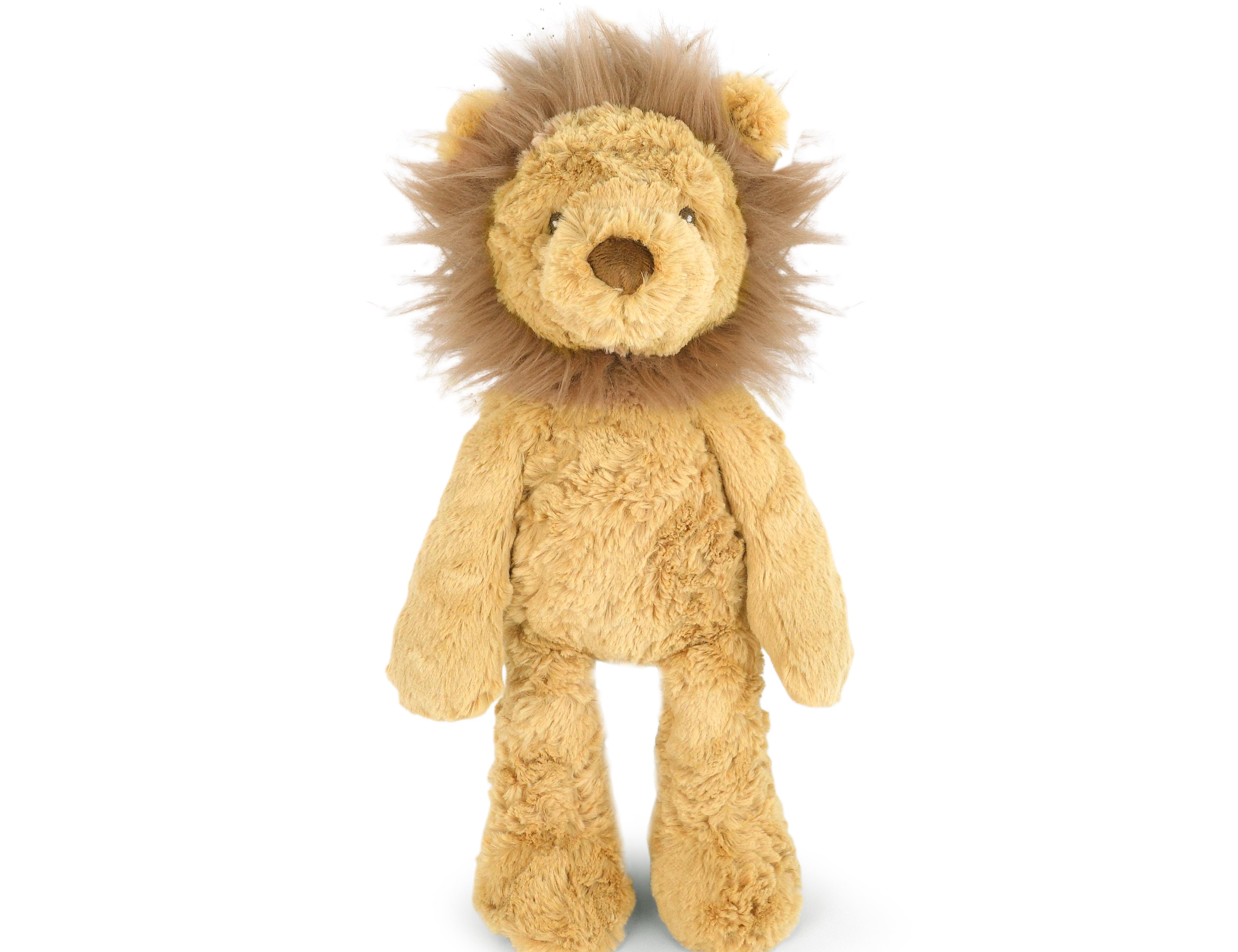 Mon Ami Lionel Lion Plush, a fluffy golden lion stuffed animal with a shaggy mane