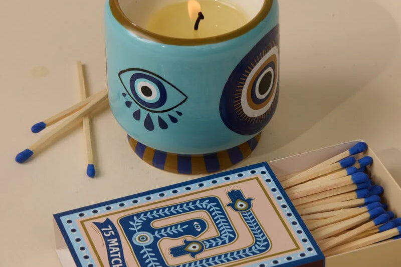 A Dopo matchboxes with colored tip safety matches