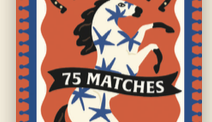 Sienna Sunset horse design matchbox with safety matches