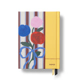 Papier Guided Gratitude Journal A6 Stripe Bouquet back cover with painted flowers