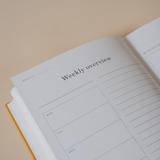 Papier My Daily Planner Wonder open to the Weekly Overview page