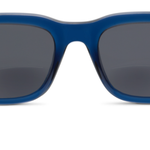 Peepers Airplane Mode Sunglasses in Navy with bifocal reading lenses, front view