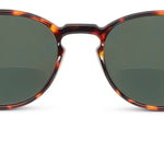 Peepers Boho II Sunglasses in tortoise, front view of the round frames