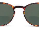 Peepers Boho II Sunglasses in tortoise, front view of the round frames