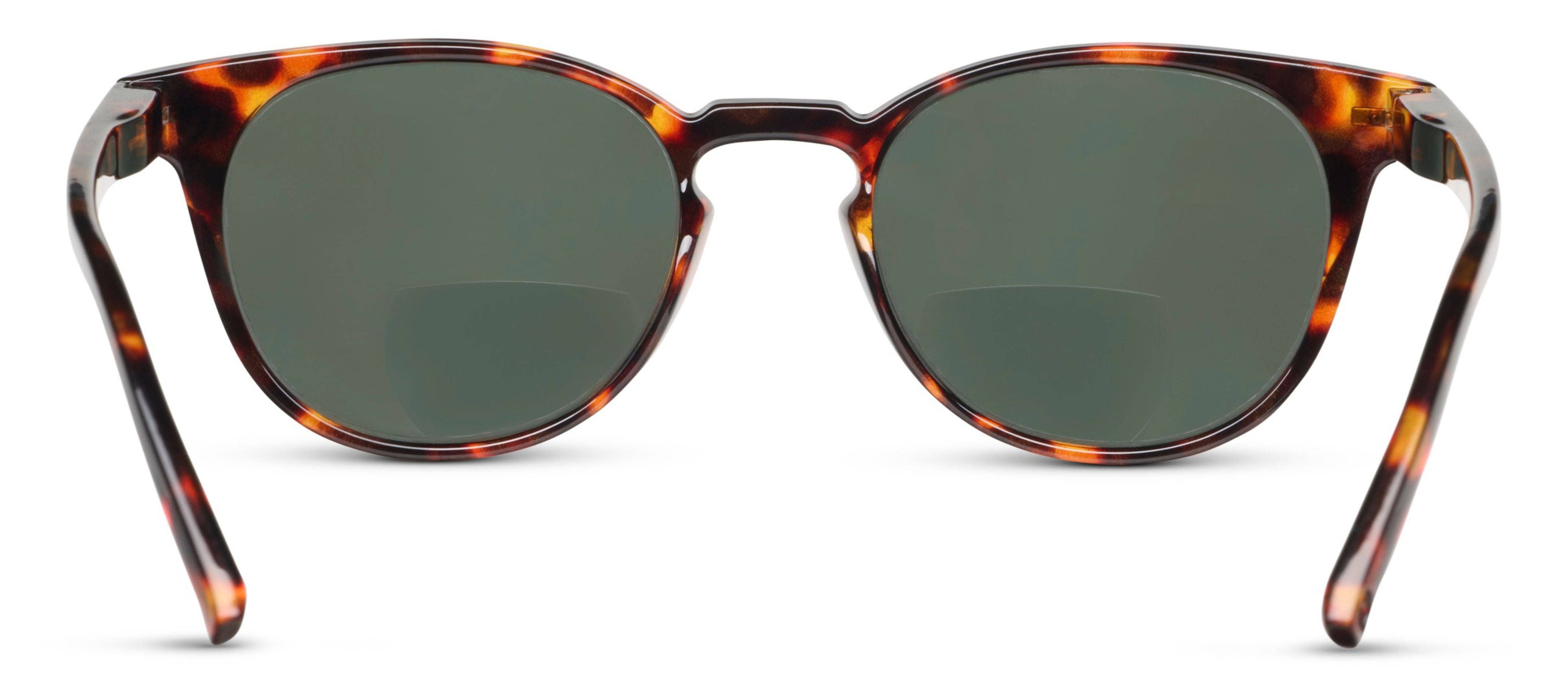 Peepers Boho II Sunglasses in tortoise, front view of the round frames