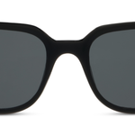 Peepers Clubhouse Sunglasses in Black, front view