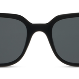 Peepers Clubhouse Sunglasses in Black, front view