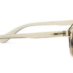 Peepers Deep Dive Sunglasses in Fog, side view of the temple arm