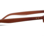 Peepers Houston Sunglasses in Brown, side view of the temple arm