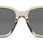 Peepers Paloma Sunglasses in Fog, front view of the square frames