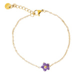 Petal Bracelet in purple, Desert Sol