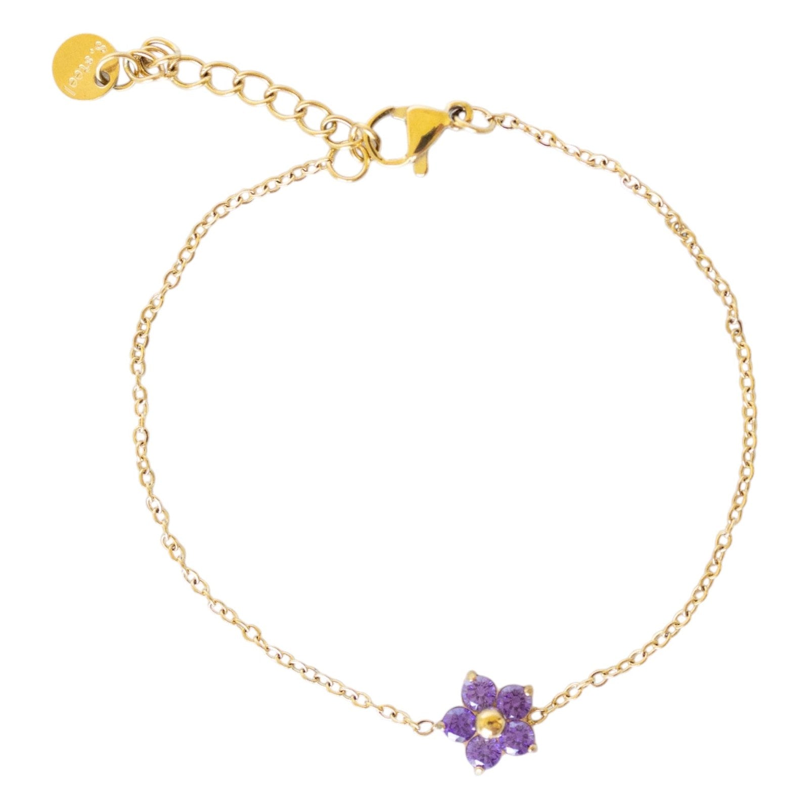 Petal Bracelet in purple, Desert Sol