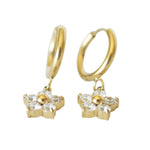 Petal Hoop Earring in crystal white, Desert Sol
