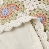 Close-up of the scalloped crochet hem on the Rylee & Cru Crochet Tank Set shorts