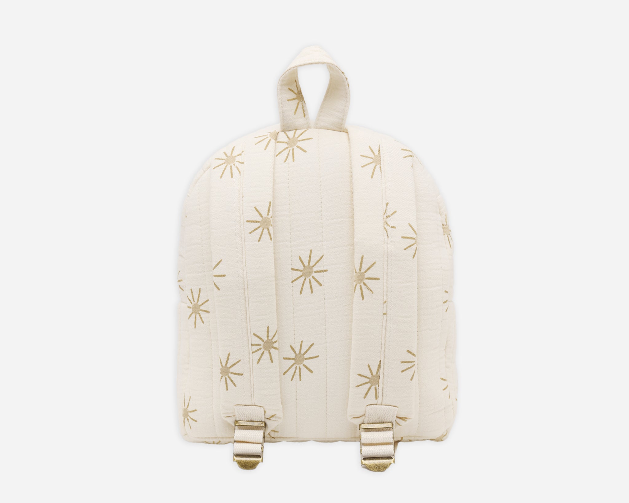 Rylee & Cru Mini Backpack in Sunburst, back view showing the adjustable straps
