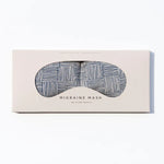 Slow North Migraine Mask in Haystack on its kraft packaging card