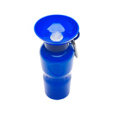 Springer 22 oz Classic Travel Bottle in Indigo, a blue portable dog water bottle with a fold-out bowl
