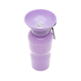 Springer 22 oz Classic Travel Bottle in Lilac, a purple portable dog water bottle with a fold-out bowl