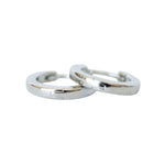 Sundial Huggies in silver, Desert Sol