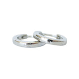 Sundial Huggies in silver, Desert Sol