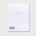 The Gospels book plain white back cover with a quote