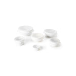 W&P Reusable Stretch Lids set of six in graduated sizes, angled view