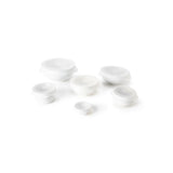 W&P Reusable Stretch Lids set of six in graduated sizes, angled view