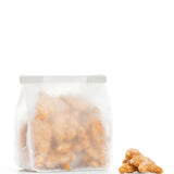 W&P Roll Tight Freezer Storage Single Bag filled with chicken nuggets