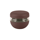 W&P Seal Tight Bowl 16 oz in Cocoa, a small glass bowl with a dark brown silicone sleeve and lid
