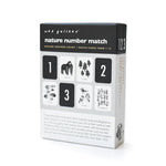 Wee Gallery Nature Number Match cards in a black box with number and animal cards