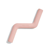 Wild One Bolt Bite Dog Toy in Blush pink, a zigzag rubber chew toy