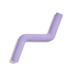 Wild One Bolt Bite Dog Toy in Lilac purple, a zigzag rubber chew toy