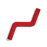 Wild One Bolt Bite Dog Toy in Strawberry red, a zigzag rubber chew toy