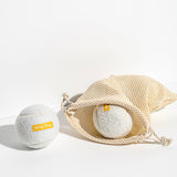 Wild One Tennis Balls in White with a mesh carry bag