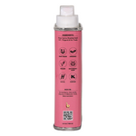Woo World of Oils Organic Rosehip Oil pink can, side view showing the ingredients and certifications